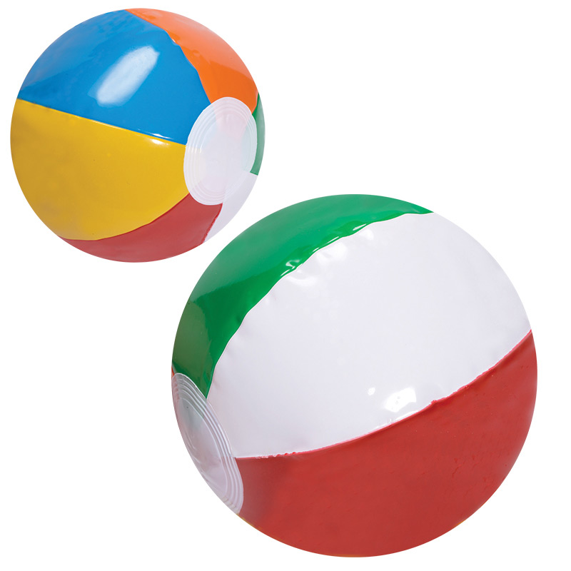 6" Multi Colored Beach Ball