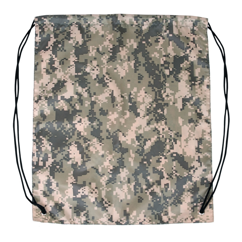 Digital Camo Drawstring Backpack