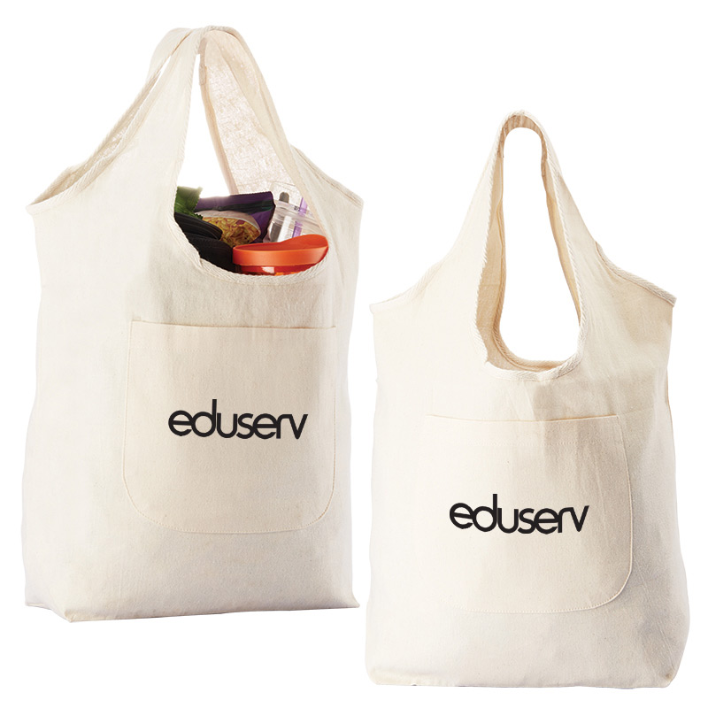 Cotton Canvas Grocery Tote