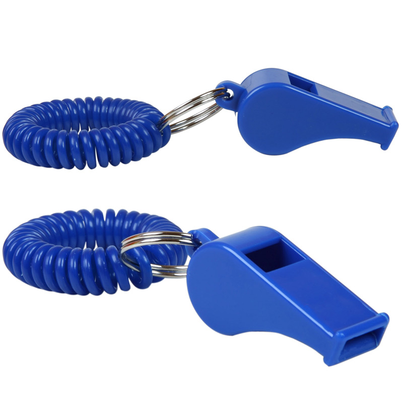 Whistle Key Chain w/ Coil