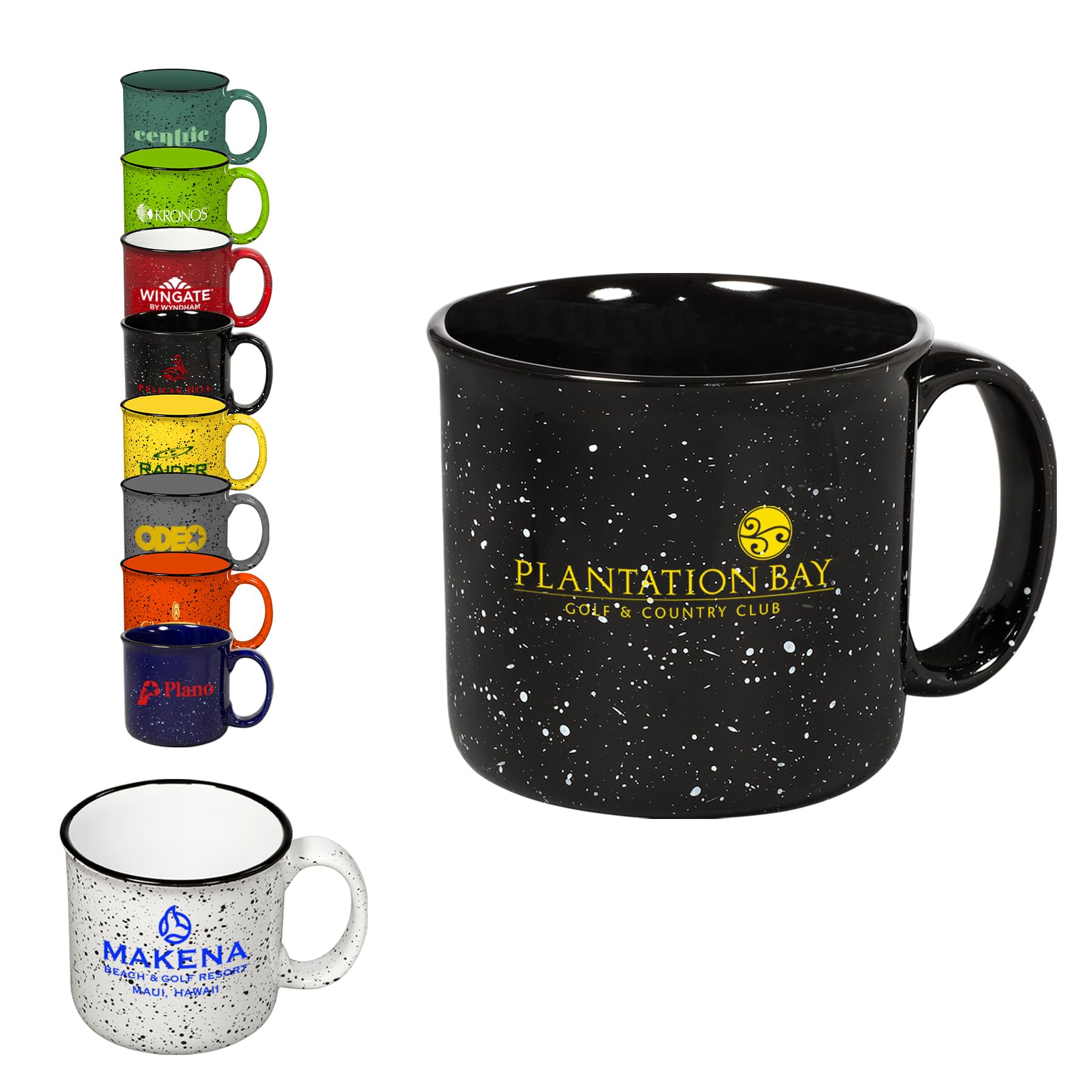 15 oz. Campfire Ceramic Mug - Colors