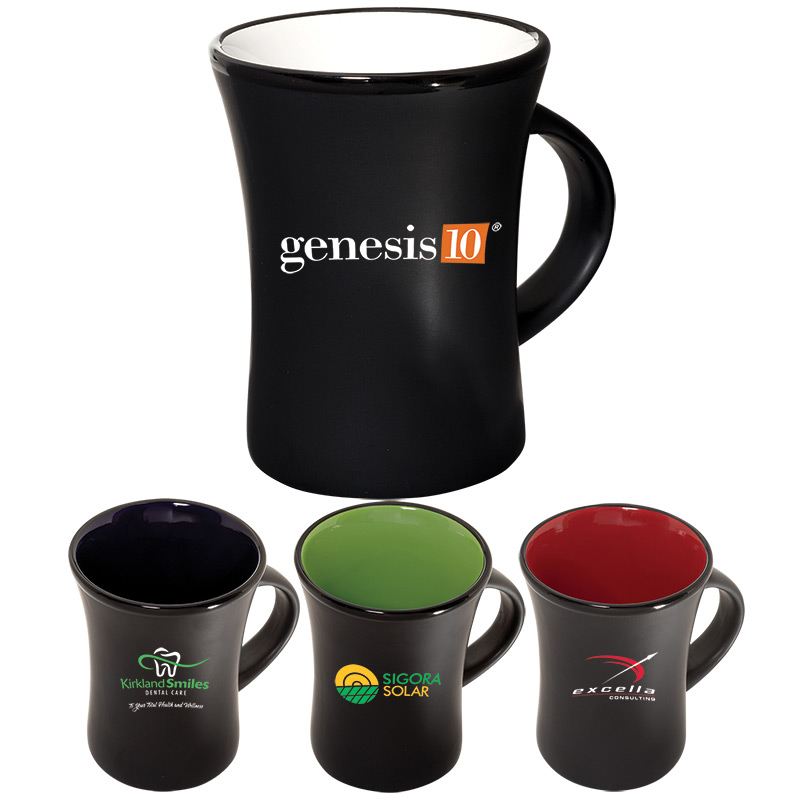 10 oz. Tribal Curve Ceramic Mug