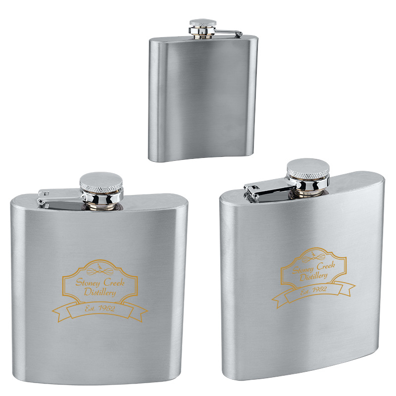6 oz. Stainless Steel Flask