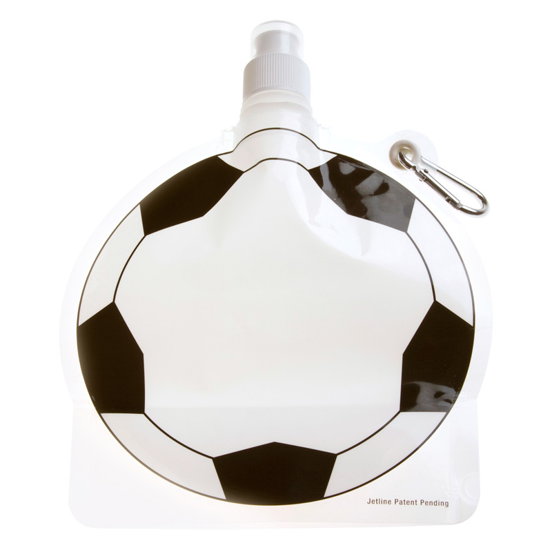 HydroPouch! 24 oz. Soccer Ball Collapsible Water Bottle - Patented