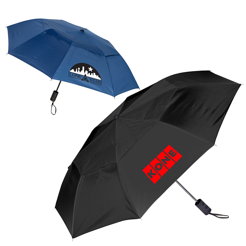 Vented Auto Open Folding Umbrella - 44"