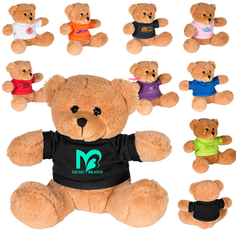 7" Plush Bear with T-Shirt