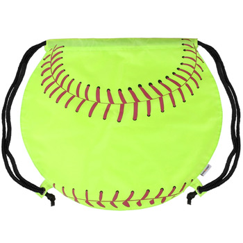 Softball Drawstring Backpack