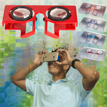 Folding Virtual Reality 3D Glasses